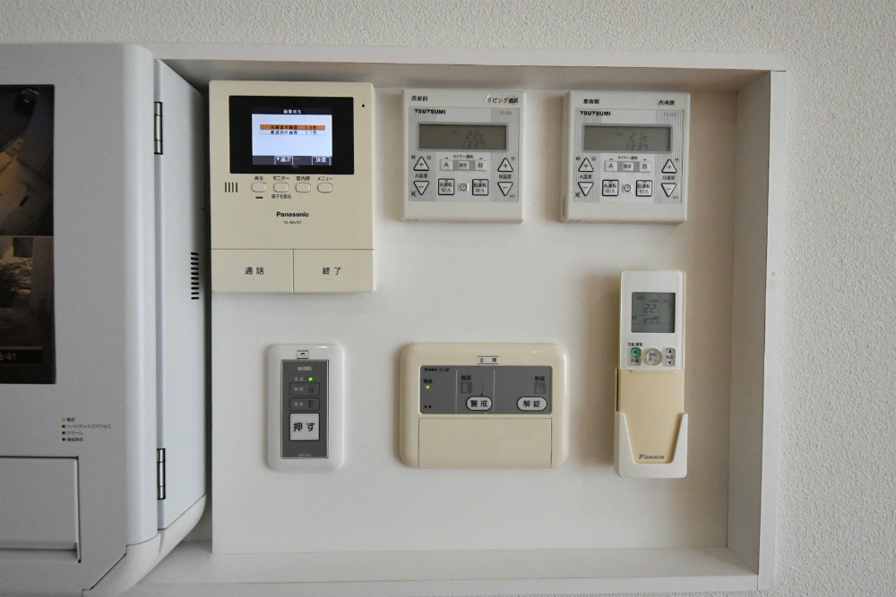 セキュリティ　セキュリティー、床暖房など写真