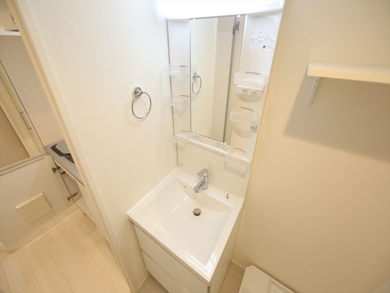 洗面設備　脱衣所　独立洗面台（シャンプードレッサー付）　同仕様写真