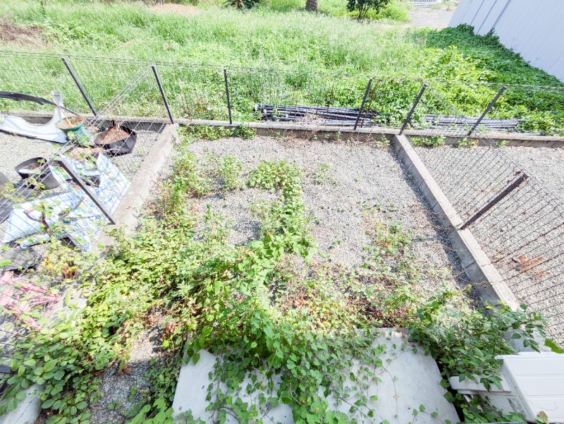 庭　図面と現状に相違がある場合には現状を優先