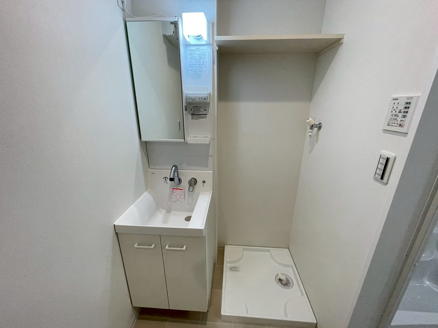 洗面設備　※写真は同施工会社の別物件のものとなります。ご参考ください。