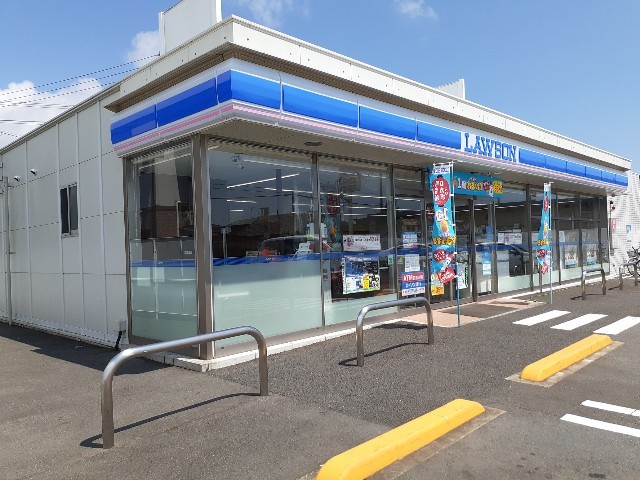 コンビニ　ローソン 袋井浅羽店（コンビニ）まで400m