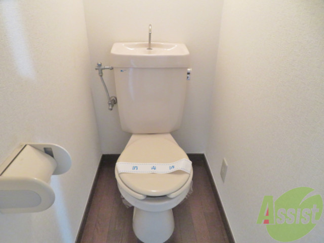 トイレ　トイレはシンプルですね。ウォッシュレットはありません。