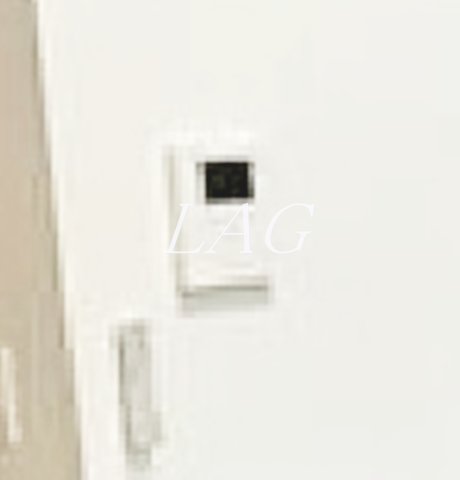 セキュリティ　モニター付きインターフォンです。（同仕様設備です。）