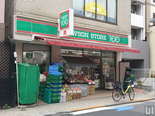コンビニ　ローソンストア100高輪一丁目店（コンビニ）まで91m