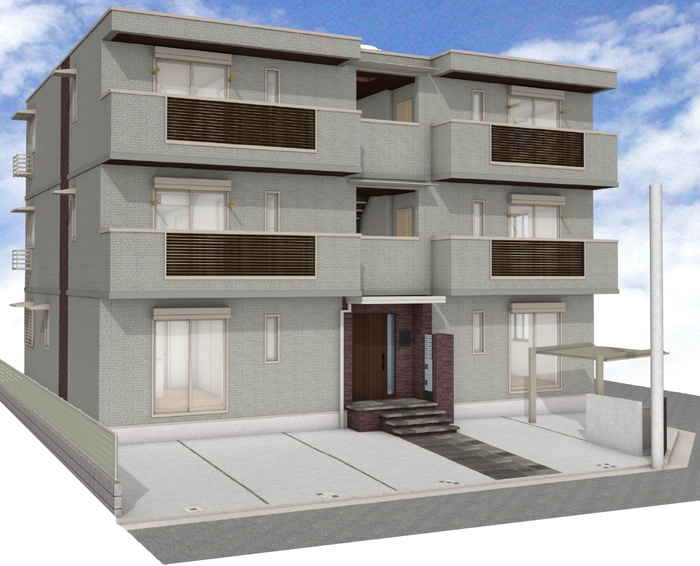 建物外観　完成予想図