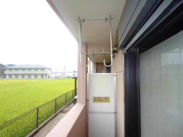 バルコニー　物干しフックです。