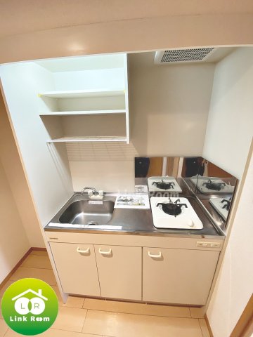 キッチン　ガスコンロ１口設置済み☆