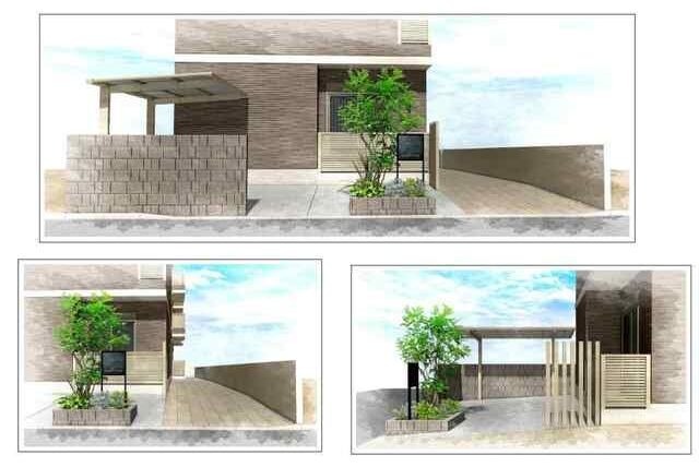 建物外観　外観パース