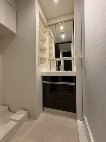 洗面設備　独立洗面台です