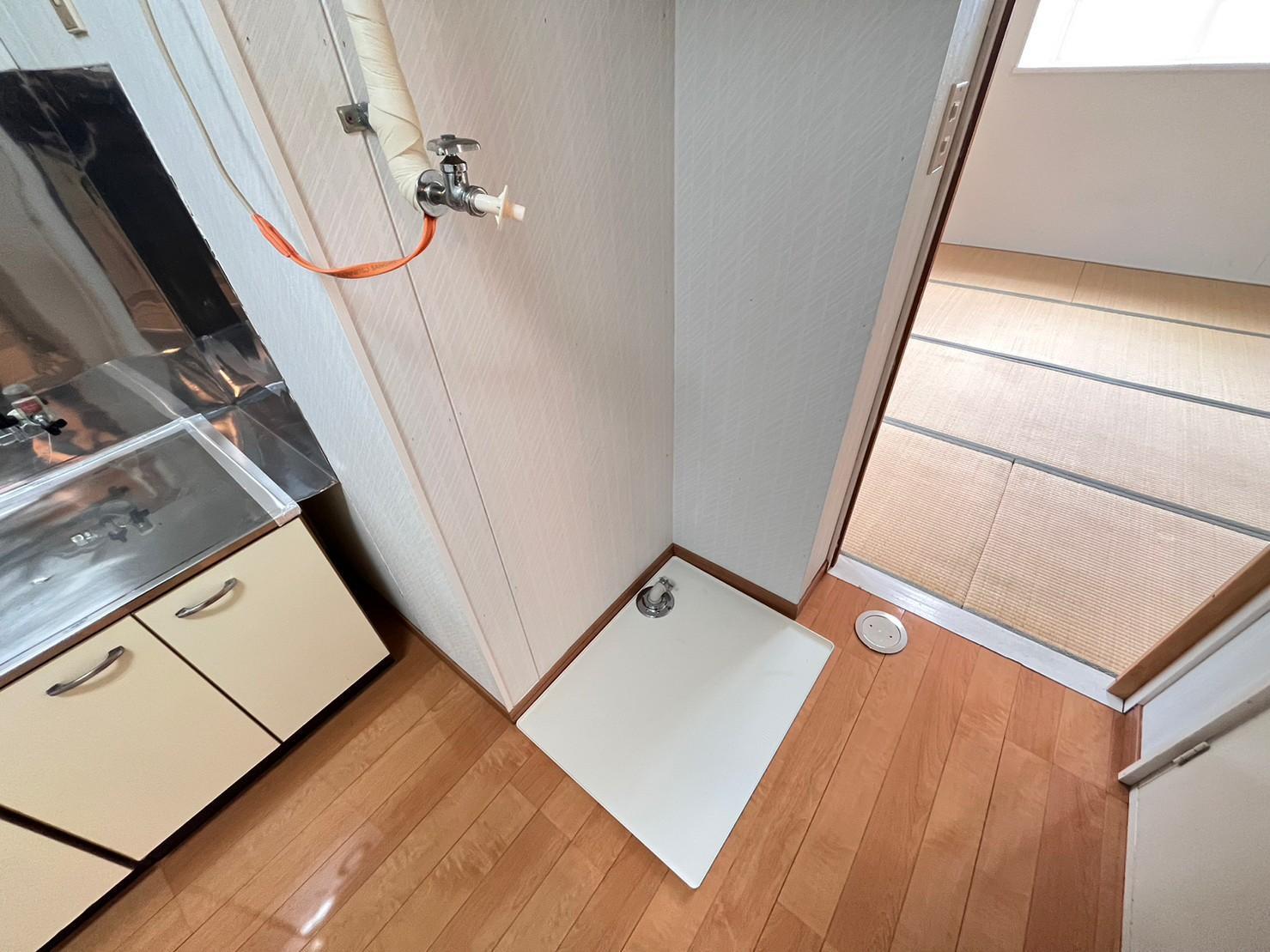 洗面設備　室内洗濯機置場