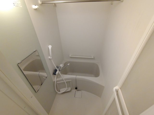 バス・シャワールーム　鏡＆手摺付き♪