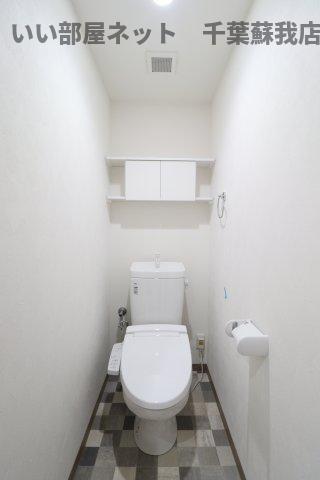 トイレ　ゆったりとした空間のトイレです