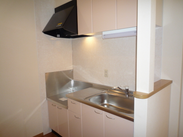 キッチン　２口ガスコンロ設置可