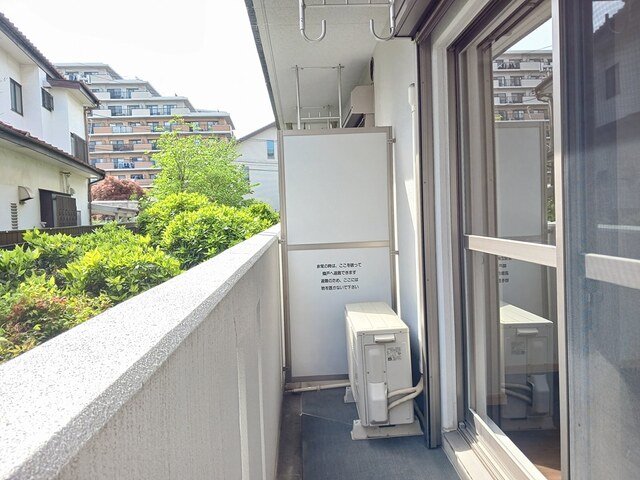 バルコニー　落ち着いた時間を過ごせるバルコニーです