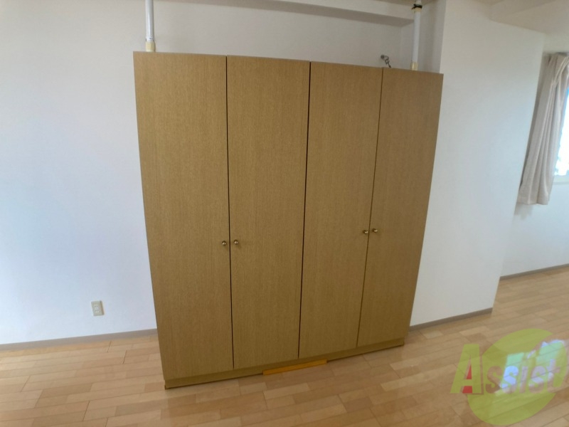 収納　収納です。部屋がすっきり片付きますよ～！