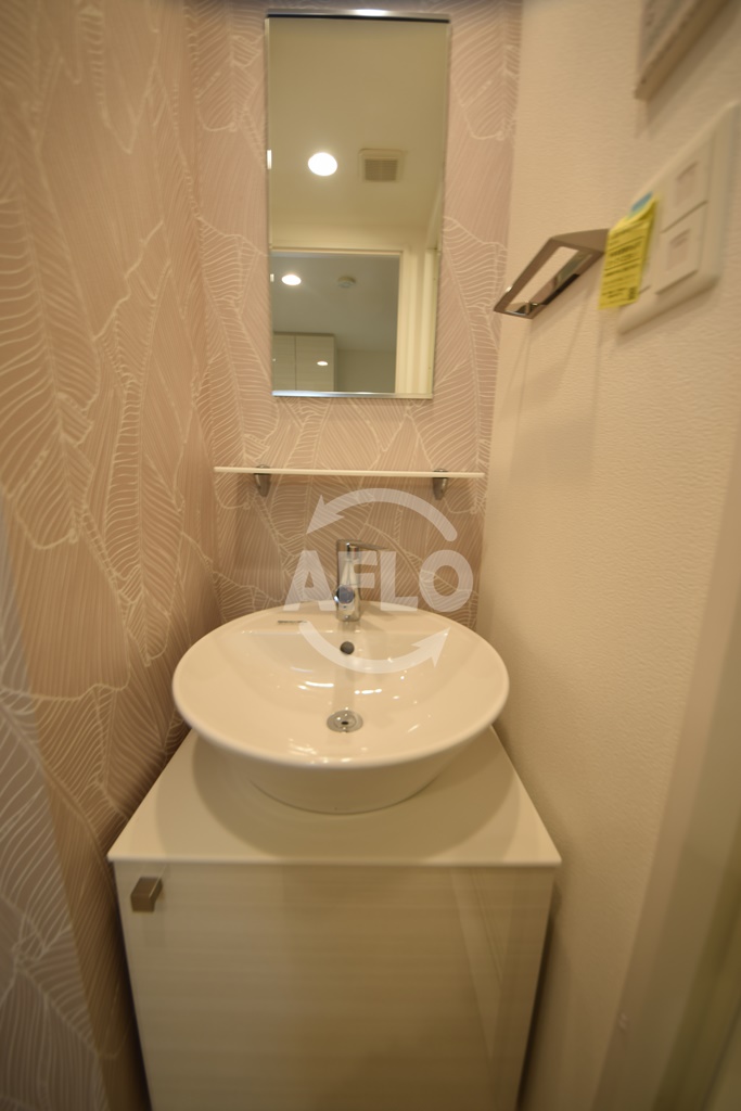 洗面設備　エスリード福島ブレイブ　独立洗面化粧台