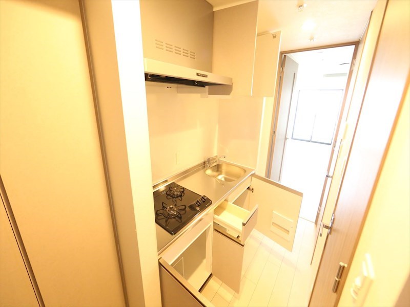 キッチン　システムキッチン（ガス2口コンロ付）