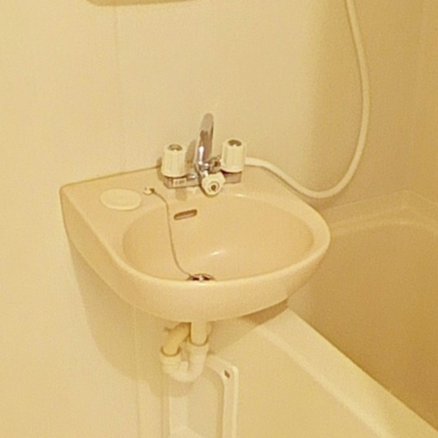 洗面設備　浴室には洗面ボウルがあります