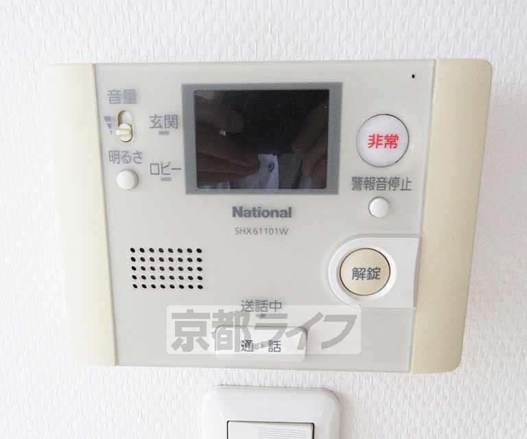 セキュリティ　テレビモニターフォンです。