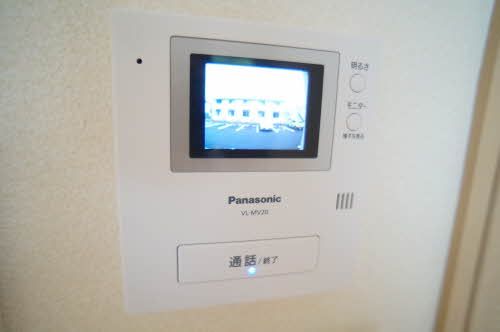 セキュリティ　モニタ付きドアホン