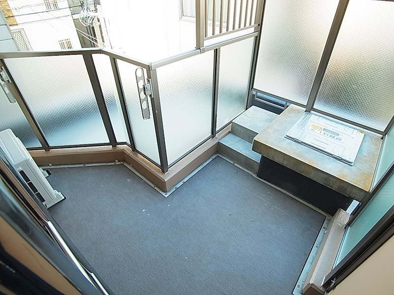 バルコニー　LAFFICE住吉本町(プロパイダー料金のみで、フレッツ光が