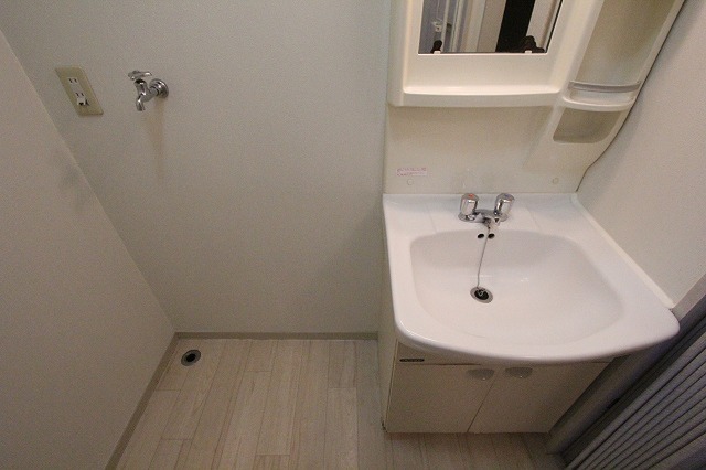 洗面設備　室内洗濯機置場