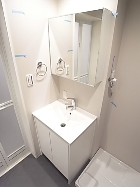 洗面設備　使いやすい洗面所です