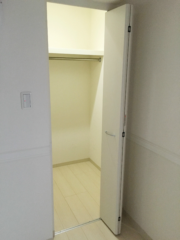 収納　ウォークインクローゼットです