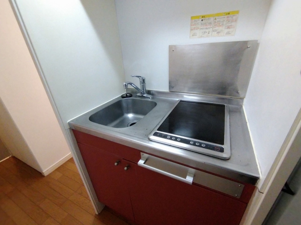 キッチン　シングルレバー設置