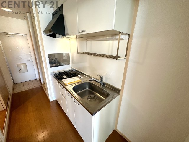 キッチン　収納豊富なシンプルなキッチンです！