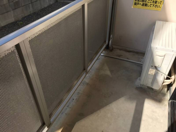 バルコニー　※別号室の写真です