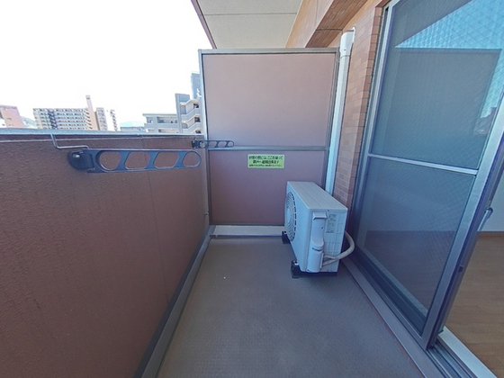 バルコニー　※別部屋の写真です