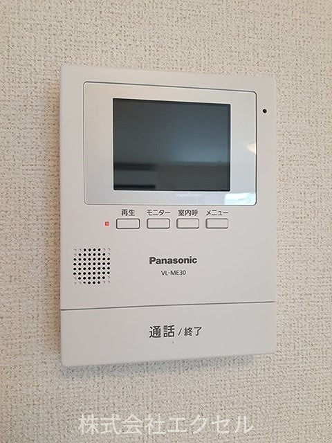 セキュリティ　モニタ付インターホンです。