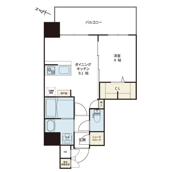 NEコート甲南町の間取り写真