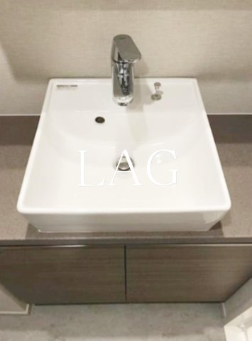 洗面設備　洗面台です。