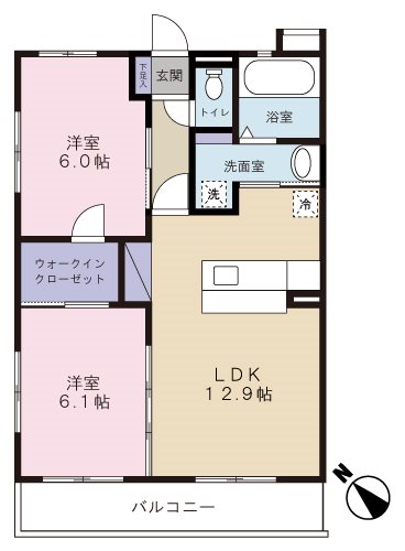 グラン リヴァーの間取り写真