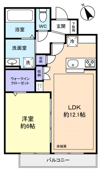 ヘーベルトール津田沼の間取り写真