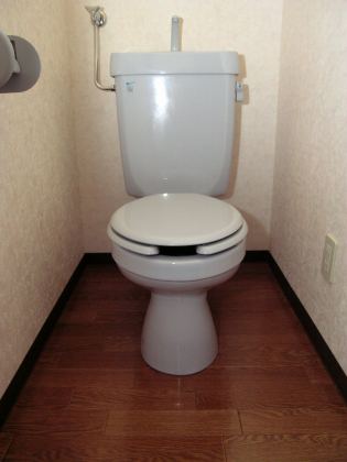 トイレ　洋室も仕切りがるのでうれしいですね！