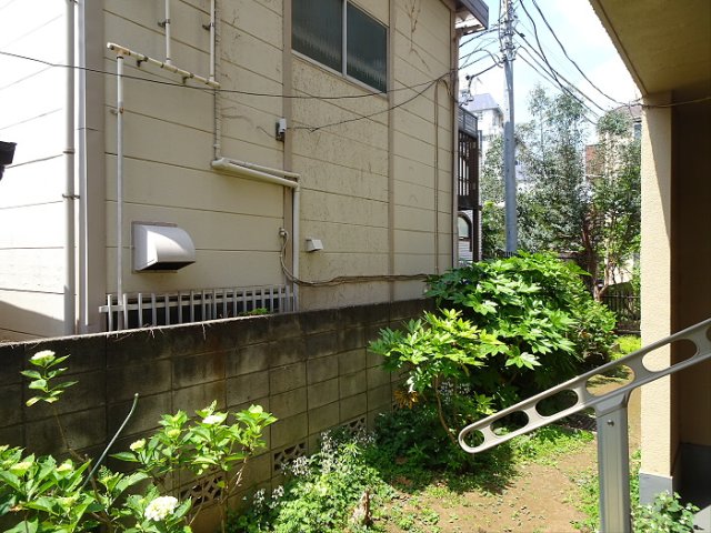 庭　お庭の付いた物件です