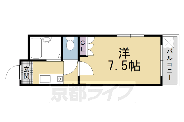 ジュネス丸池A館の間取り写真