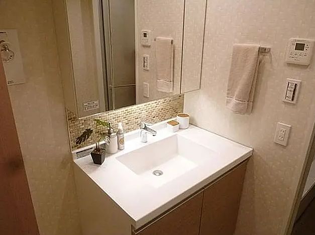 洗面設備　別タイプ部屋　参考写真です