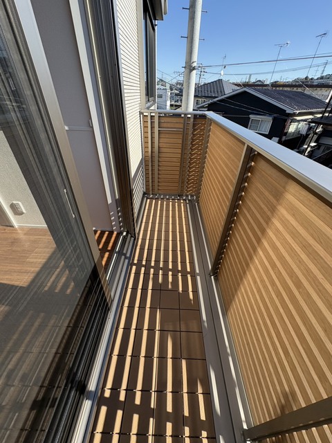 バルコニー　別部屋参考写真です