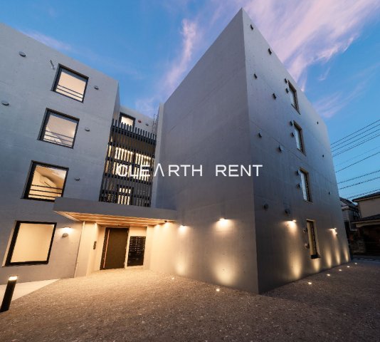 エントランス　世田谷区三宿のデザイナーズマンション