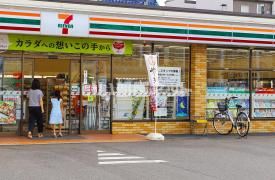 コンビニ　セブンイレブン 名古屋福徳町店（コンビニ）まで721m