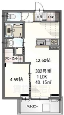 Side西ノ京の間取り写真