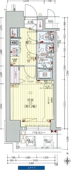 プレサンス新大阪ストリームの間取り写真