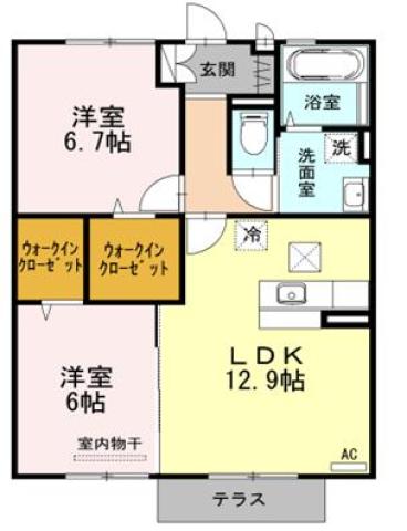 ラ・ソラーレ I棟の間取り写真