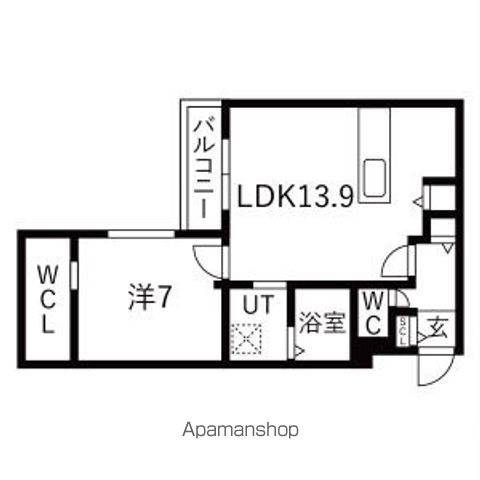 仮)菊水1ー4MSの間取り写真