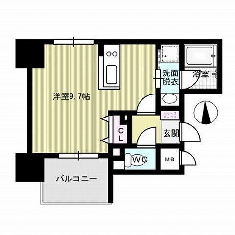 ＪＲ鹿児島本線 博多駅 徒歩10分 12階建 築10年の間取り写真