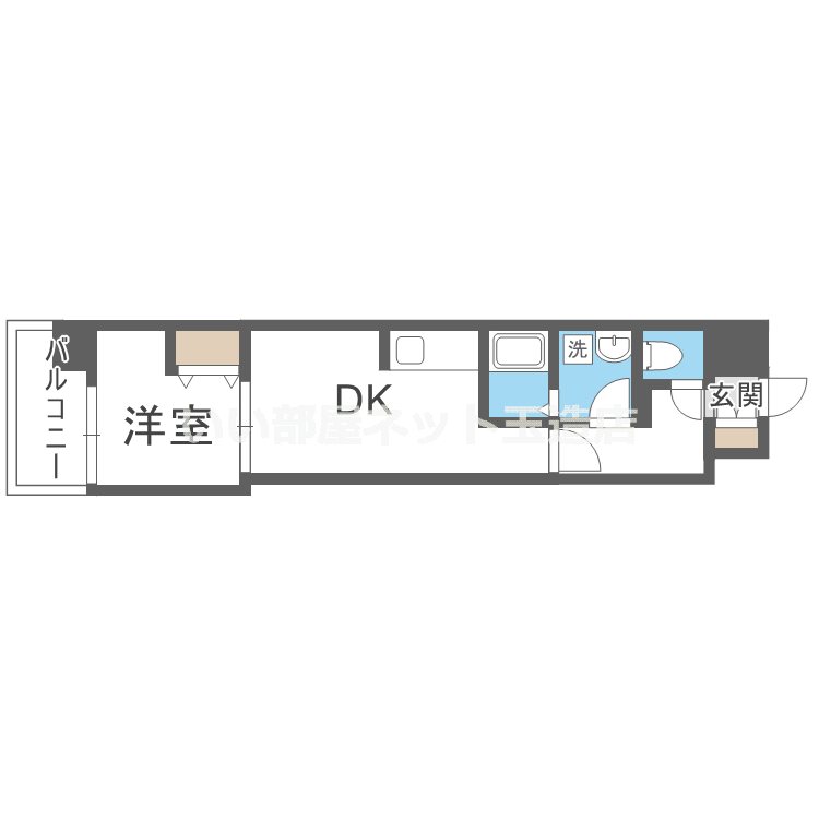 Alivis新町の間取り写真